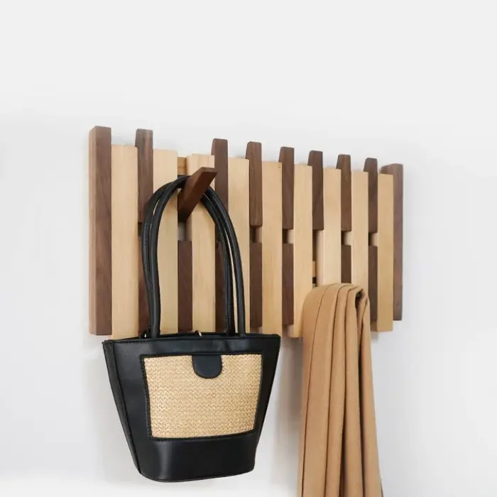 Organisateurs de vêtements muraux avec cintres crochets supports de rangement pour châles doubles nucléos vêtements T1 spanrooms chapeaux sacs manteaux salle de boue dressing professionnel personnel