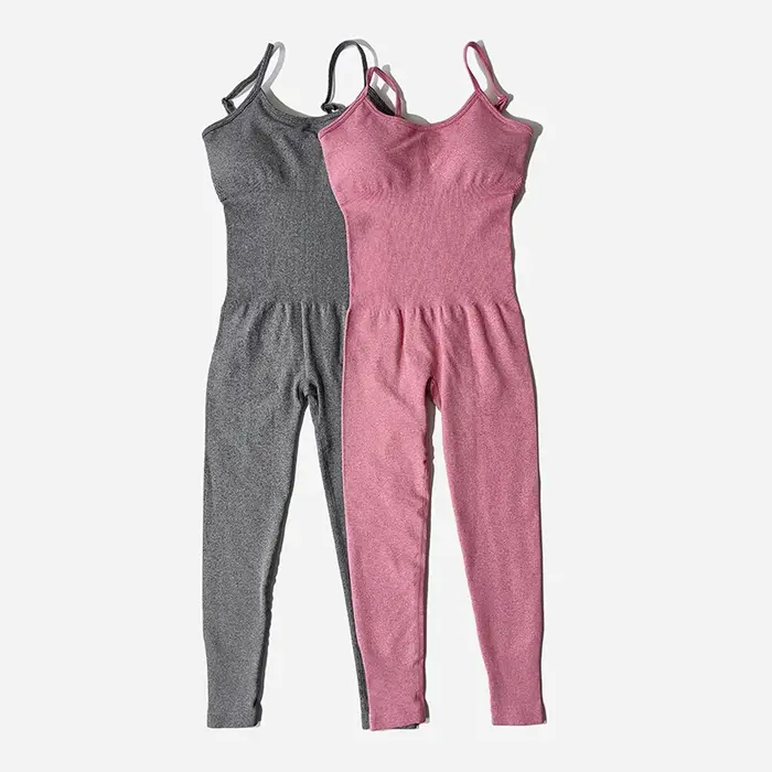 Ensemble survêtement yoga femme sans coutures - Combinaison fitness confortable et élégante