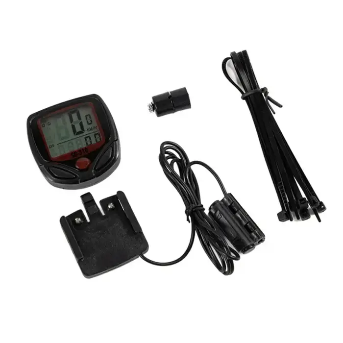 Compteur de vitesse de vélo, ordinateur de vélo multifonction, chronomètre étanche, odomètre de cycl