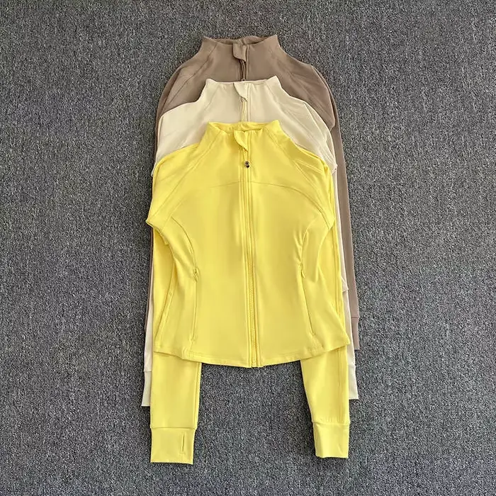 Veste de sport haut de gamme pour femmes, pour course à pied, fitness, exercice, avec col montant, m