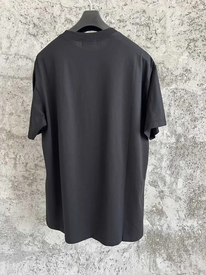 Dictionnaire noir en pur coton imprimé à la mode, pull tendance, décontracté, ample et personnalisé 