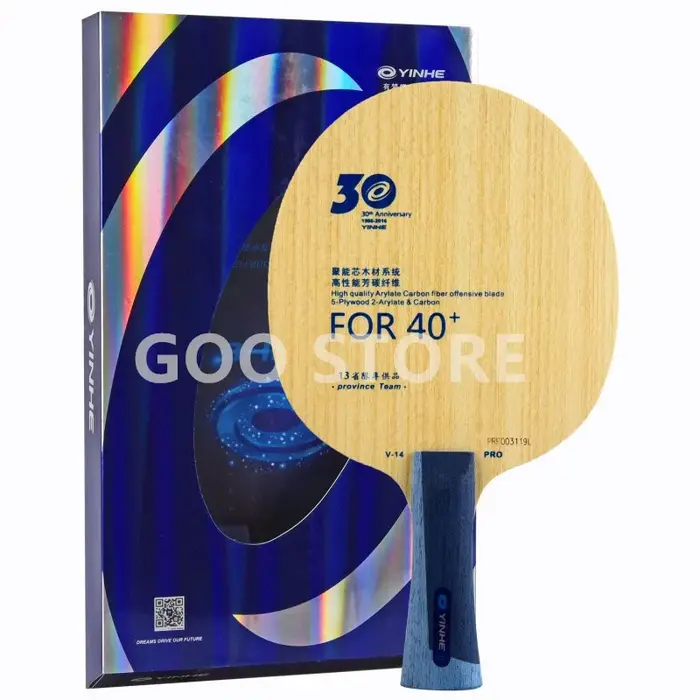 YINHE V14 PRO/ Provincial V-14 PRO ALC raquette originale YINHE lame de Tennis de Table palette de P