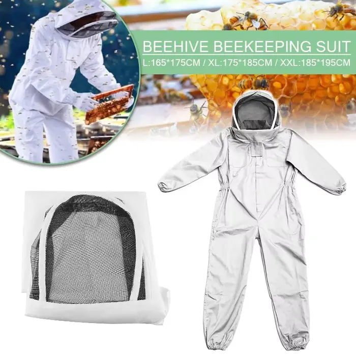 Combinaison pour apiculteur complète protection abeilles sécurité voile chapeau professionnel amateur travail ruche cadeau nature apiculture