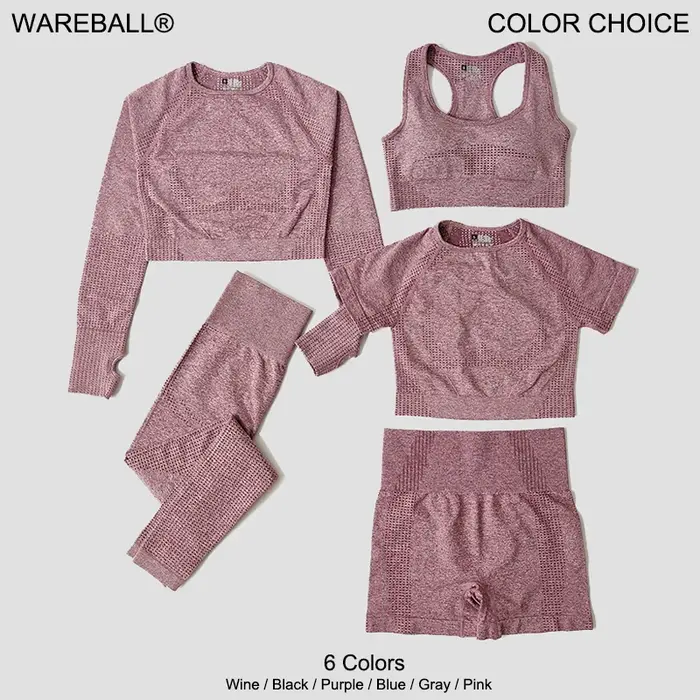 WAREBALL Vêtements de yoga, tenue et costume de sport et entrainement en gym et fitness, ensemble de