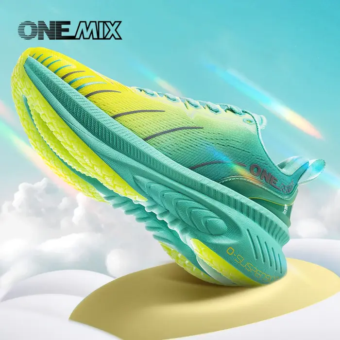 Chaussures de course rembourrées ONEMIX pour femmes - Antidérapantes automne hiver