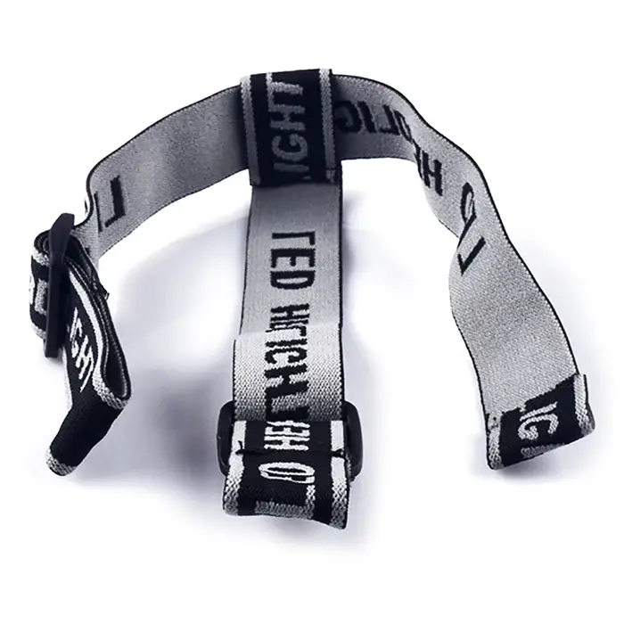 Ceinture élastique pour phare LED feu avant de vélo sangle lampe frontale universelle réglable bandeau frontal haute élasticité pour randonnées cyclistes et coureurs de nuit