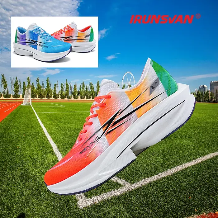IRUNSVAN Co – chaussures de course à plaque de carbone 1.0 à combustion rapide pour hommes, entraîne