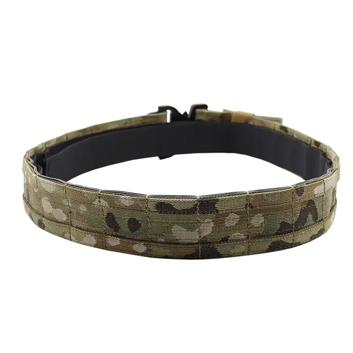 Vcorde bagRonin-Ceinture Molle Double Couche pour Homme, Ceinture DulBelt, Boucle D.lique à Dégageme