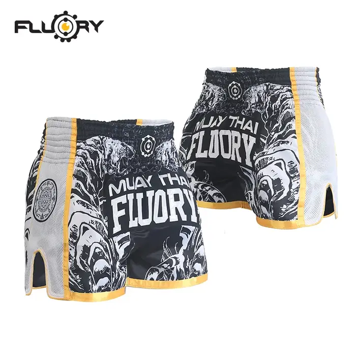 FLUORY – short de boxe thaïlandais, short Fairtex, Combat gratuit, Arts martiaux mixtes, pantalon d'