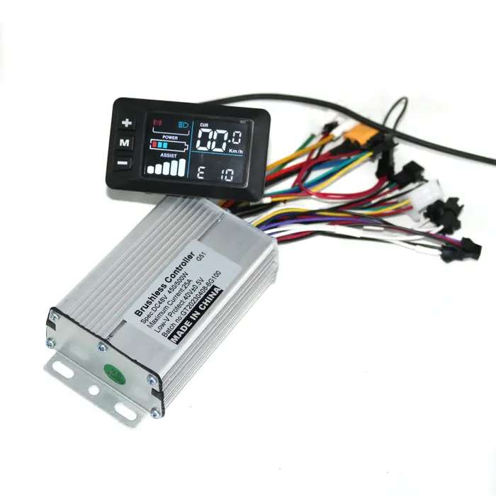 Contrôleur moteur électrique GREENSmen Six Mosfet LCD G51 36V-60V 500W BLDC pour vélo électrique