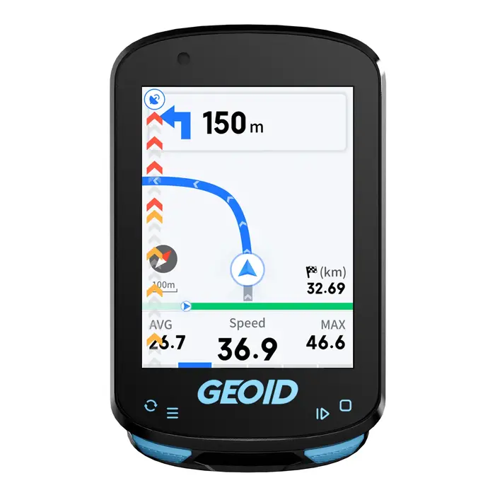 Ordinateur de vélo GPS GEOID navigation intelligente écran couleur odomètre sans fil ANT+ Wi-Fi compteur de vitesse pour cyclisme exploration découverte performance