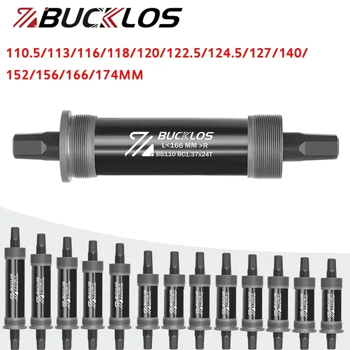 BUCKLOS vélo de montagne BB support de pédalier carré BB68 fileté CNC gros vélo de neige pédalier 11