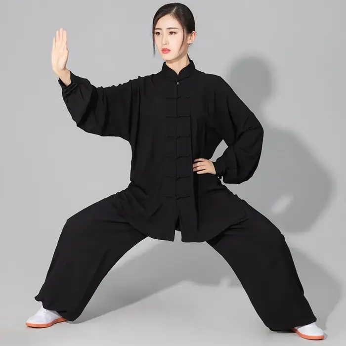 Uniforme chinois Tai Chi en coton, vêtements Wushu Kung Fu pour enfants et adultes, costume Wing Chu