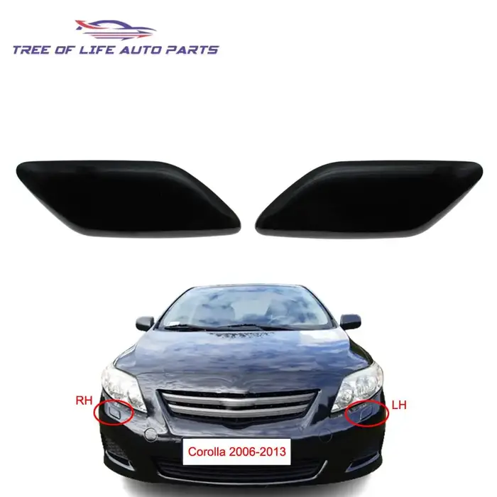 Couvercle de Jet de buse de pulvérisation de lave-phare de pare-chocs avant pour TOYOTA COROLLA E15 