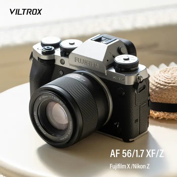 VILTROX 56mm f1.7 Objectif Fuji X Nikon Z Mount Objectif Auto Focus Portrait Objectif APS-C Pour Fuj