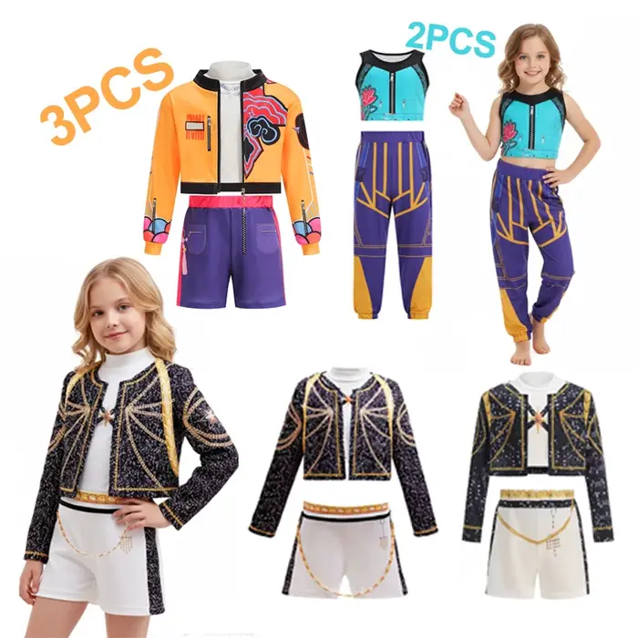 Ensemble de costumes de cosplay pour filles, 2/3 pièces, pour spectacle sur scène, jeu de rôle, unif