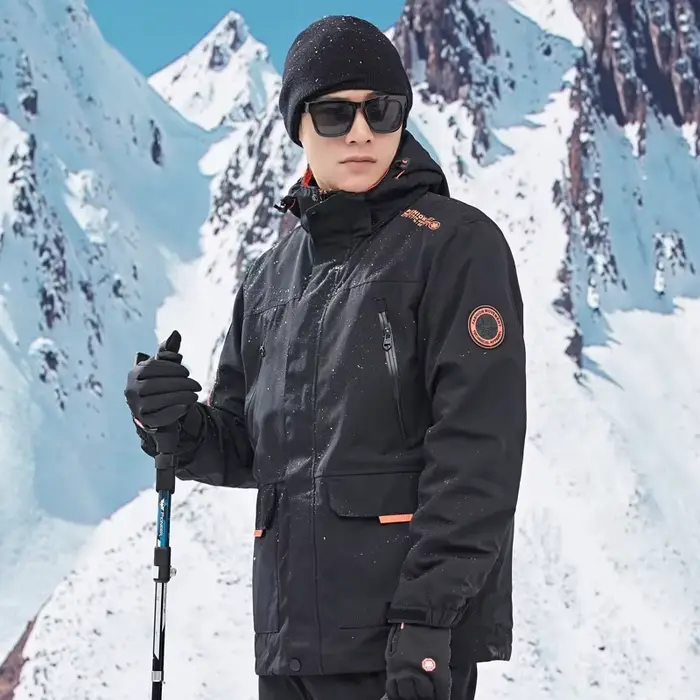 Combinaison Ski Hommes Hiver Extérieur Imperméable Montagne Chaud 3 en 1 Veste Pantalon Ensembles Neige Ski Snowboard Occasions Spéciales