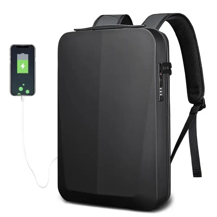 Sac à dos pour ordinateur portable 15.6 pouces, sac à dos de voyage extensible, antivol, serrure TSA