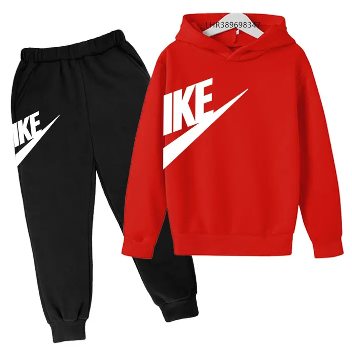 Ensemble sweat-shirt et pantalon décontracté et élégant pour enfants de 3 à 12 ans, avec sweat à cap