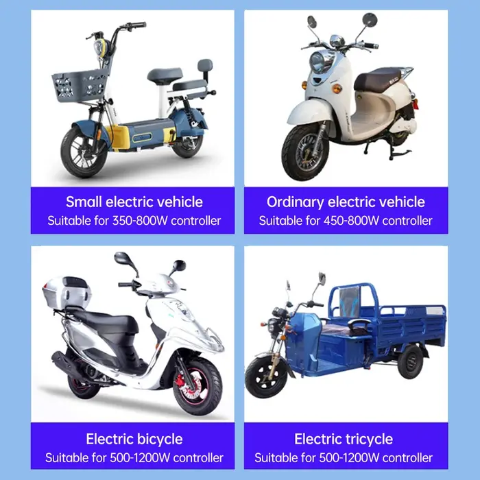 Contrôleur de moteur à courant continu sans brosse pour vélo électrique e-bike Scooter 48V-72V 1200-1500W