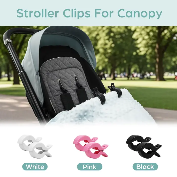 Pinces multicolores pour poussette de bébé, pinces Anti-chute Crocodile pour couvertures, accessoire