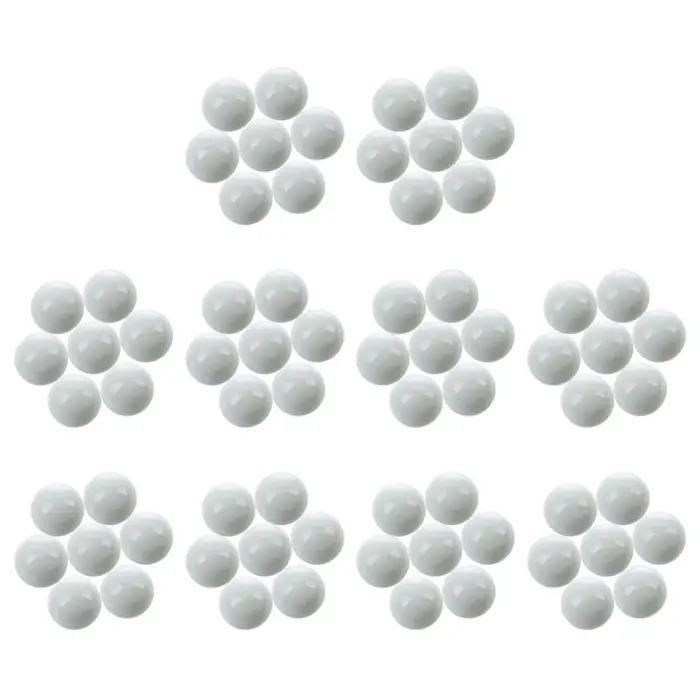 BAAU 100 pièces billes 16mm billes de verre culotte boules de verre décoration couleur pépites jouet