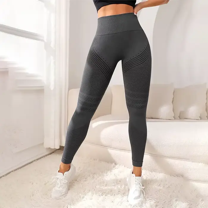 Leggings de Fitness pour femmes, taille haute, sans couture, vêtements de sport, respirant, pour ent
