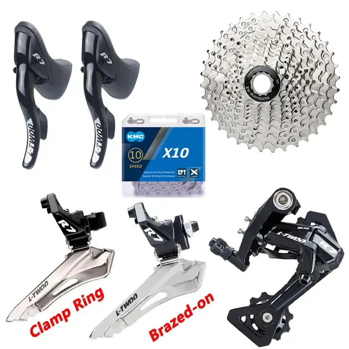 LTWOO R7 2x10 vitesses kit de vélo de route manettes de vitesse levier de frein dérailleur X10 chaîn