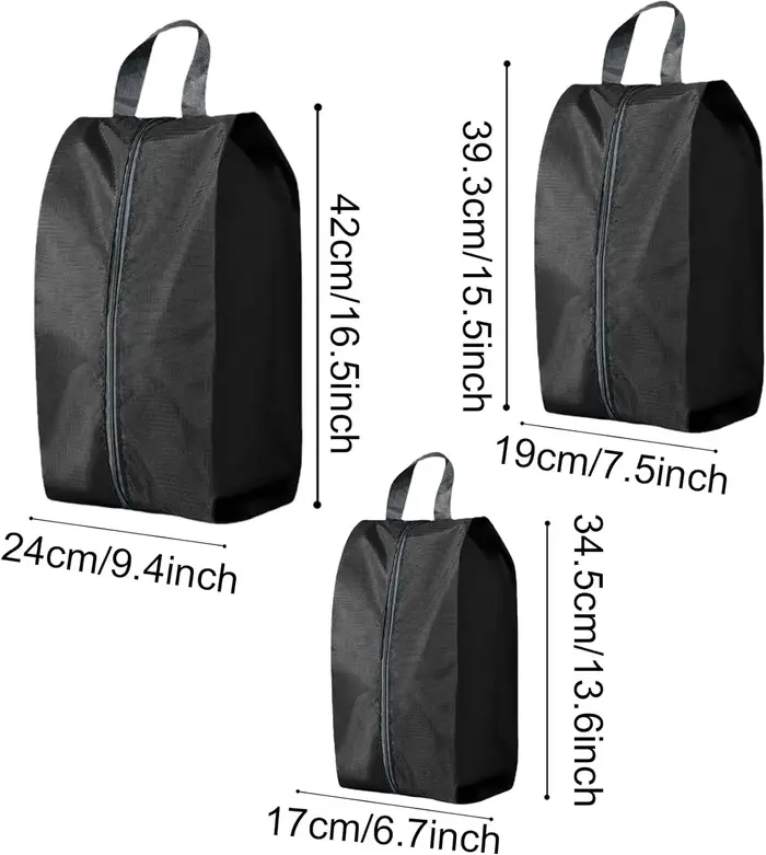 Sac à chaussures étanche Portable 3 tailles, sac de rangement multifonctionnel pliable pour voyage e