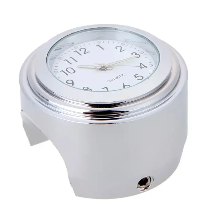 Montre lumineuse pour guidon de moto, horloge à Quartz étanche, légère, à la mode, équipement pour m