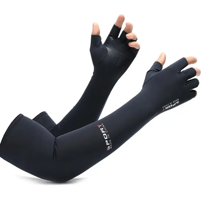 Cool hommes femmes bras manches gants course cyclisme manches pêche vélo Sport Protection bras chauf