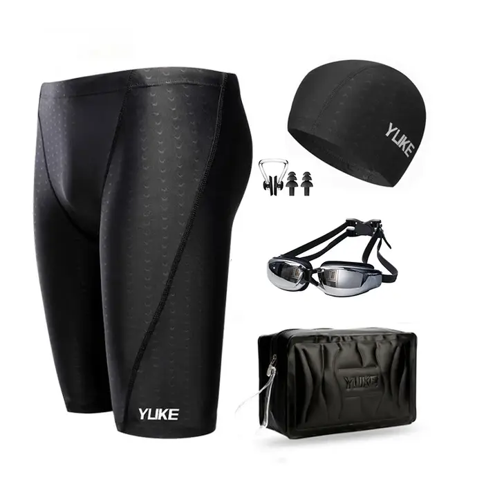 Maillots de bain pour hommes, maillot de bain à Angle plat, short de natation, imperméable, séchage 