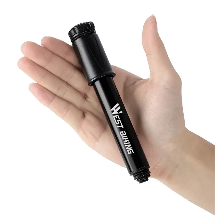 Mini pompe à air manuelle en alliage d'aluminium pour vélo de route et VTT avec valve Schrader Presta 100Psi occassions spéciales randonnées course cycliste