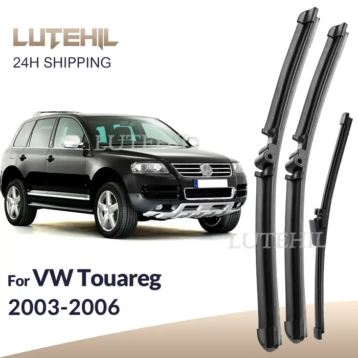 Pour Volkswagen VW Touareg 2003-2006 2004 2005 balais d'essuie-glace avant et arrière brosses de fen