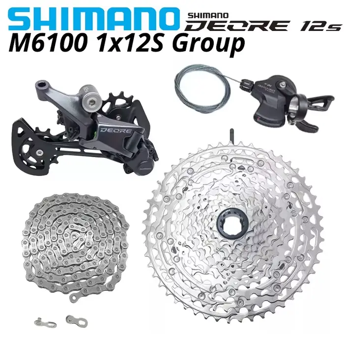 Shimano Deore M6100 1X12 groupe de vitesses pour vtt VTT 12V levier de changement de vitesse CN RD d