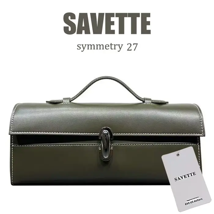 Sac fourre-tout en cuir véritable SAVETTE 2026 pour femme, sac à main simple, petit sac carré, haute