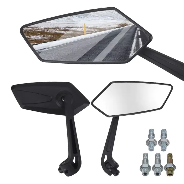 YOSOLO-Rétroviseurs Latéraux de Moto, Accessoires Universels Noirs pour 73Inboulon tor