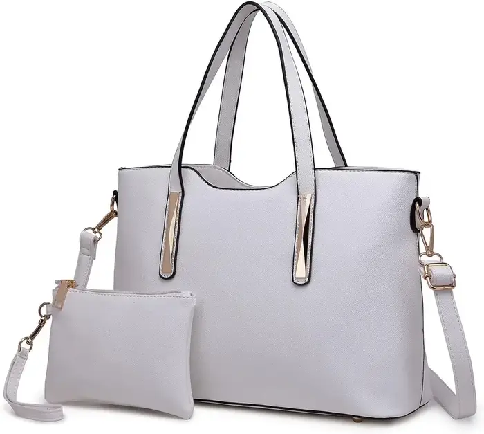 Sac à main Miss Lulu Damen de taille moyenne, élégante sacoche à bandoulière et sac à poignée, ensem