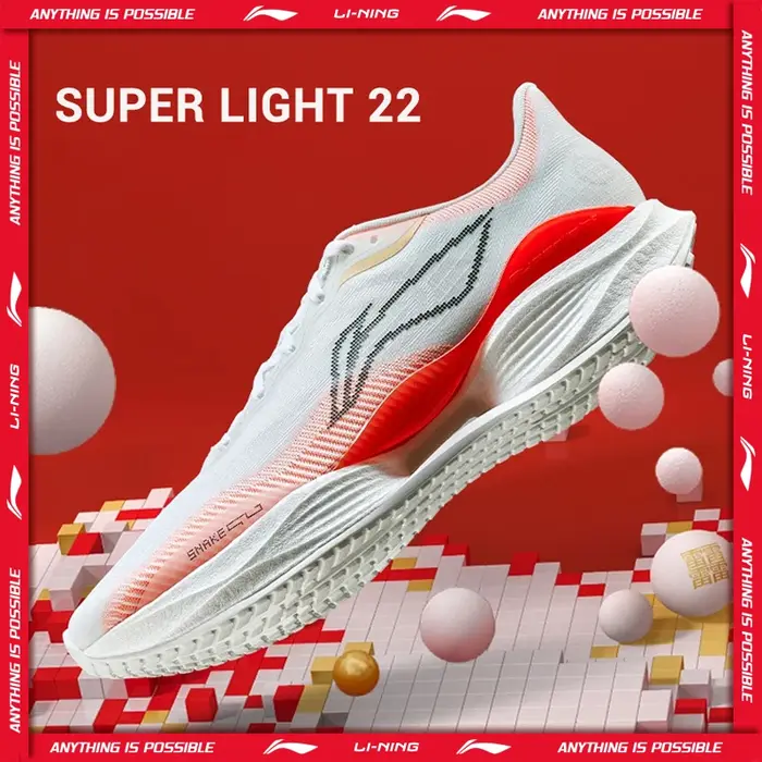 Chaussures de course Li-Ning Super Light 22 homme légères - Coussins Tempo Bounse antidérapantes