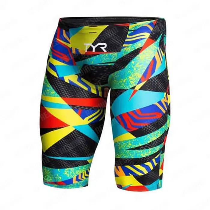 Maillot de bain pour hommes, brouilleur de natation, pratique athlétique, longueur aux genoux, short