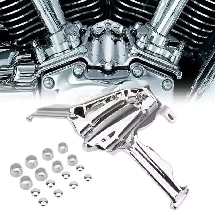 Couvercle d'accent de tappet/bloc de levage chromé, pour Harley Twin Cam Street Glide Road King modè