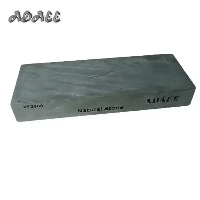 ADAEE Professionnel 12000 #   Pierre à aiguiser naturelle de grande taille 200*75*29mm, pierre à aff