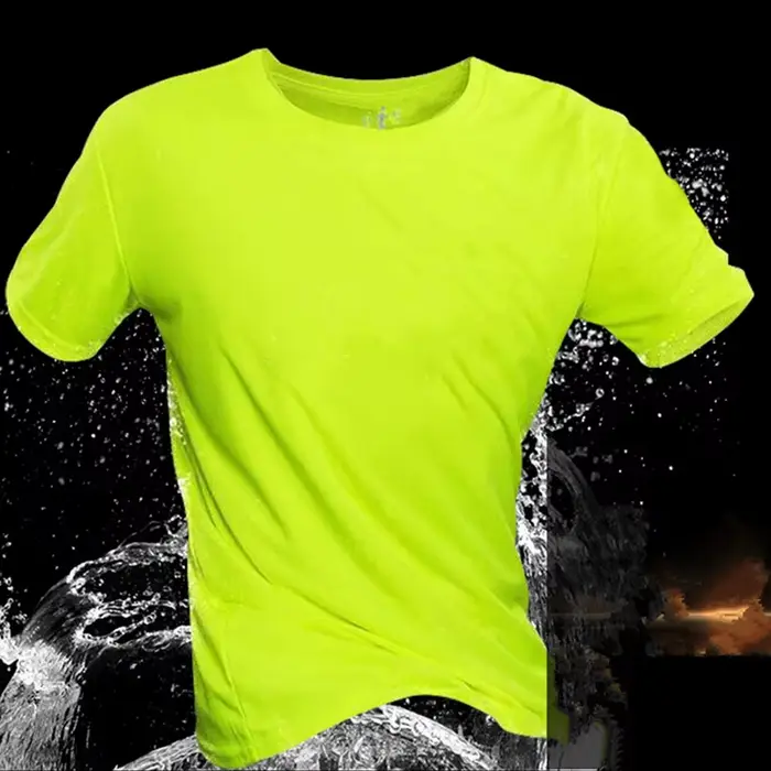 T-Shirt de Sport multicolore à manches courtes, séchage rapide, maillots de gymnastique, chemise de 