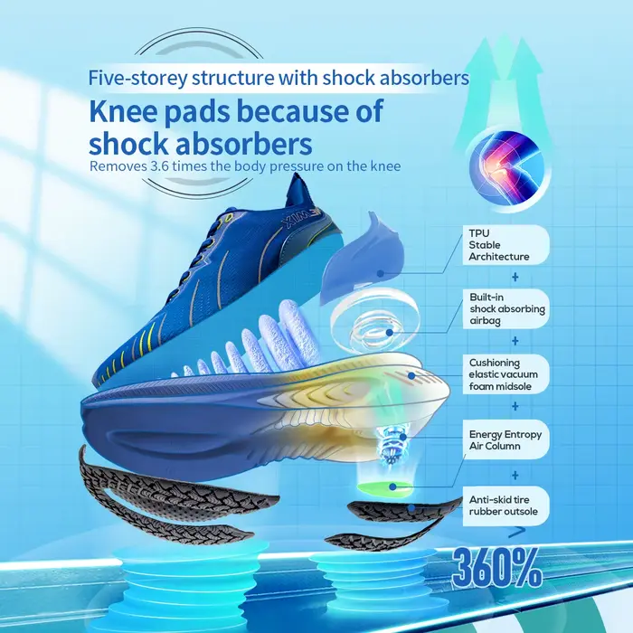 Chaussures de course homme ONEMIX : amorti antidérapant ultra-léger pour running et fitness extérieur