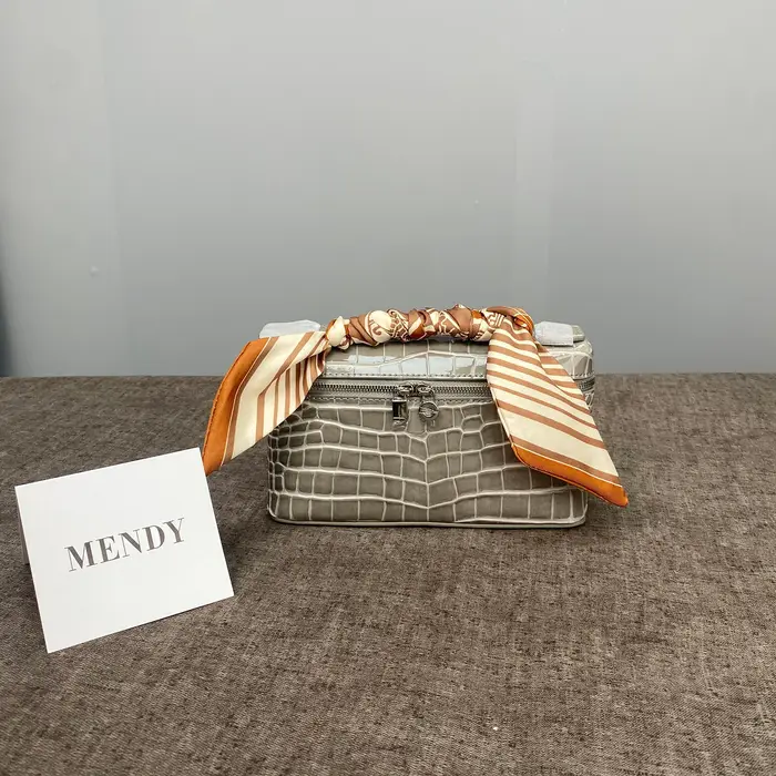 Sac à main en cuir pour femmes, sac à bandoulière de petite taille 19CM, pochette à motif Crocodile,