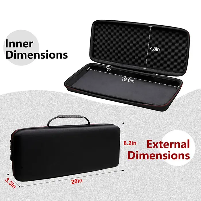 Étui rigide EVA pour contrôleur MIDI Akai Professional MPK Mini Plus, sac de rangement de protection