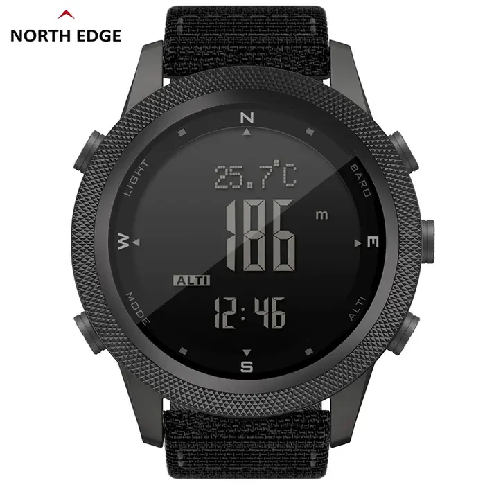 Km TH EDGE-Montre intelligente militaire étanche pour homme, altimètre, baromètre, therye.com, bouss