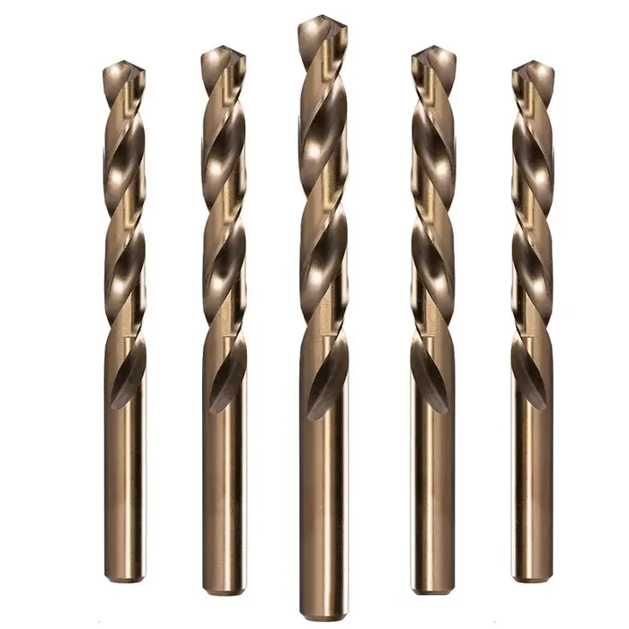 Foret hélicoïdal en Cobalt M35 de 0.6mm-25mm, forage métallique en acier rapide pour acier inoxydabl