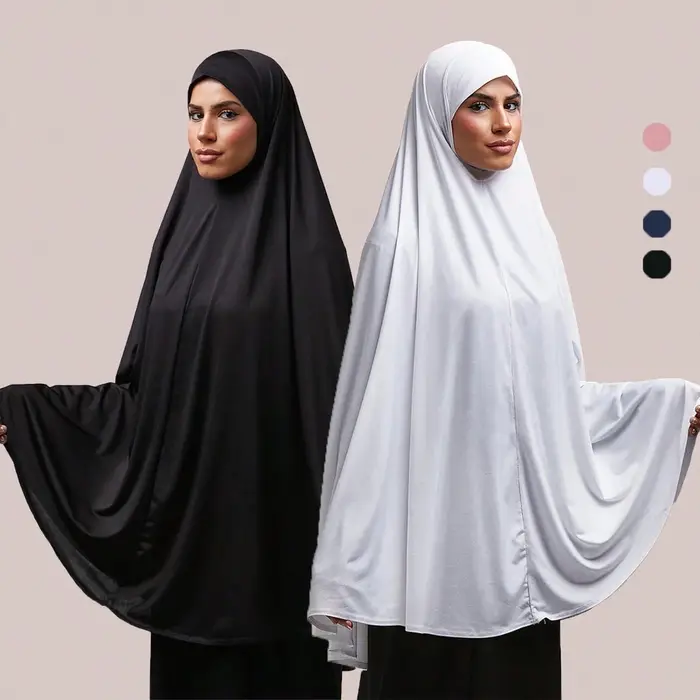 Abayas pour femmes musulmanes, couverture complète, Hijab intérieur en coton de qualité supérieure, 