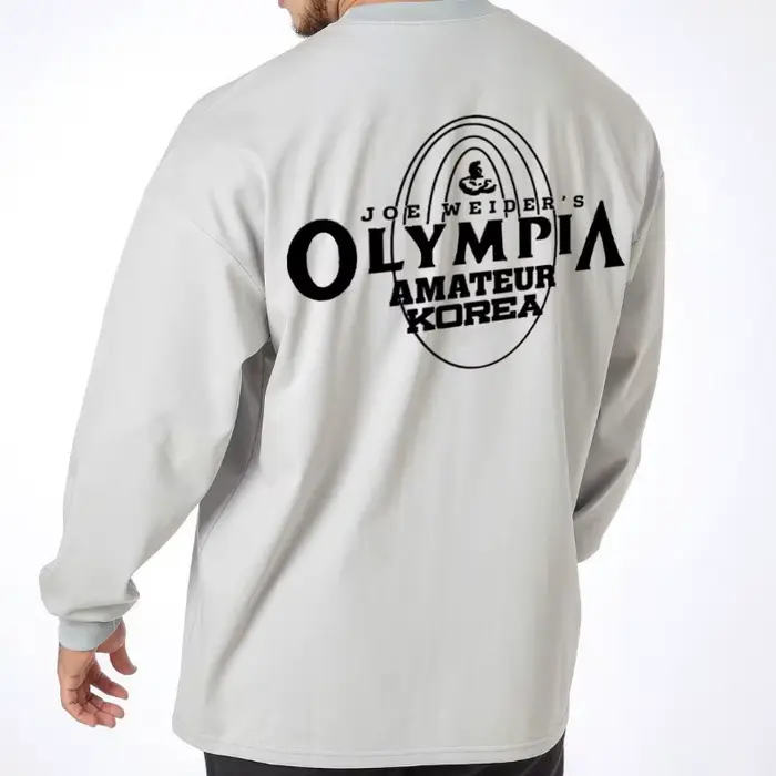 Vêtements de sport pour hommes vêtements de musculation t-shirt à manches longues sweat-shirt de course t-shirts décontractés pour entraînements intensifs et activités physiques